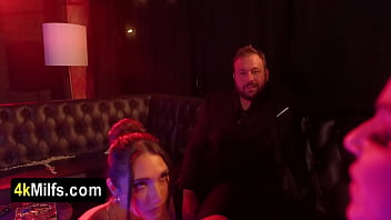 Having a bit of fun in the strip club with the wifey