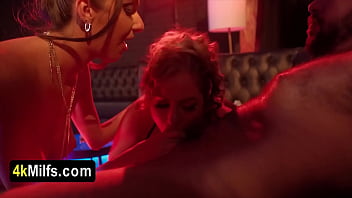 Having a bit of fun in the strip club with the wifey