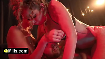 Having a bit of fun in the strip club with the wifey