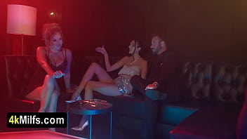 Having a bit of fun in the strip club with the wifey