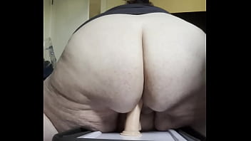 Riding my 7” realistic dildo Riding my 7” realistic dildo