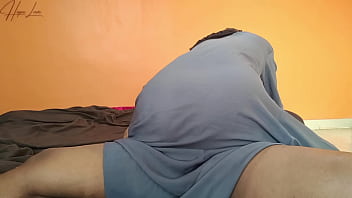 Beautiful hijab girl love to ride a big cock and creampied