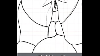 Drawing and coloring a bbw