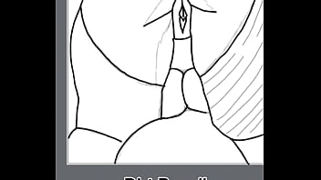 Drawing and coloring a bbw