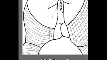 Drawing and coloring a bbw