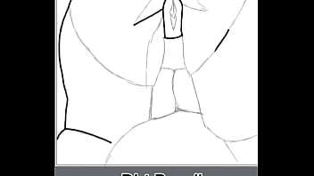 Drawing and coloring a bbw