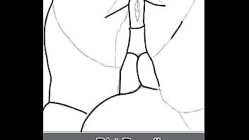 Drawing and coloring a bbw