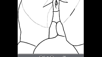 Drawing and coloring a bbw