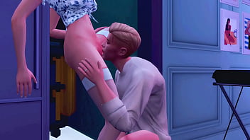 Stepfather seduced perverted stepdaughter behind stepmothers back sims me hentai