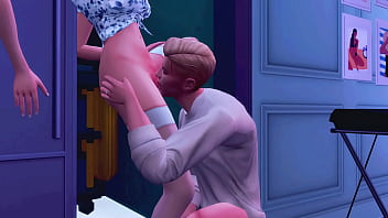 Stepfather seduced perverted stepdaughter behind stepmothers back sims me hentai