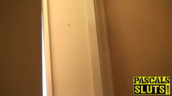 English babe with big boobs is degraded