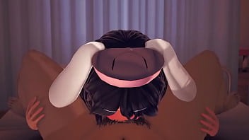 Touhou project tewi inaba bj animation