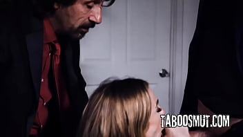 Blonde teen getting banged by stepdad and her teacher Blonde teen getting banged by stepdad and her teacher