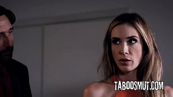 Blonde teen getting banged by stepdad and her teacher