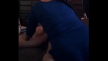 Fat pig farts during massage