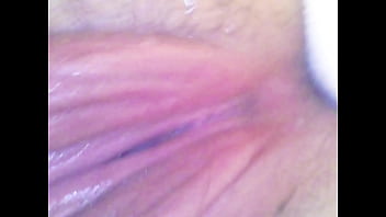 Hollow glass dildo with a cam inside the pussy she came so fucking hard