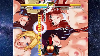 Hot videogame babes bounce on thick black cock