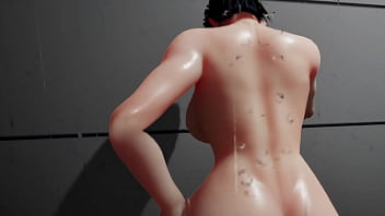Tetas grandes en el baño Tetas grandes en el baño