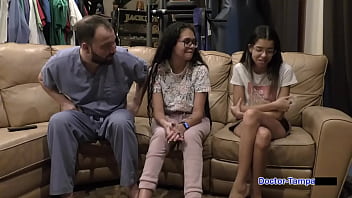 Dr tampa the sisters 1st gyno exam angel santana and aria nicole