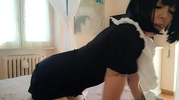 The maid you've always dreamed of doesn't just clean and spoiler sucks you off