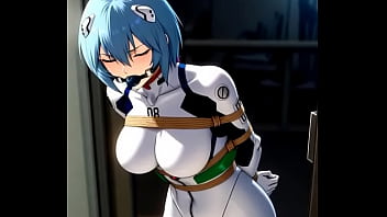 Rei Ayanami In Combat Suit Bounded And Dancing In Sexy Way thumbnail
