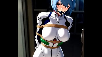 Rei Ayanami In Combat Suit Bounded And Dancing In Sexy Way thumbnail