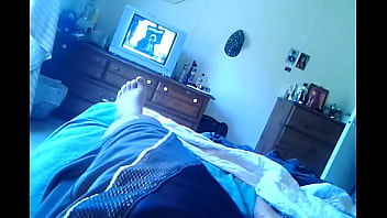 Blasting off some cum