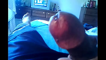 Blasting off some cum