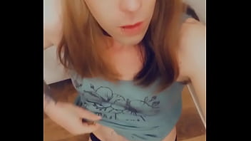 Cute Feminized Shemale Showing Her Panties For Dick thumbnail