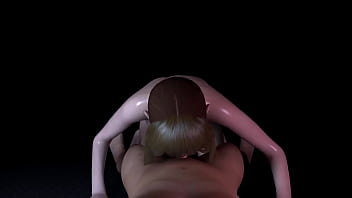 Cute blonde blowjob in the dark 3d porn