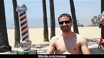 Sexy wild chick gets paid to fuck 4