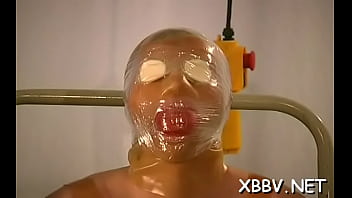 Salacious floosy in bra is masturbating