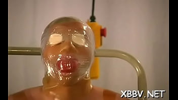 Salacious floosy in bra is masturbating