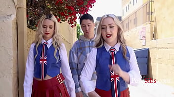 Stepsisters make an exception and share a dick just this once eva nyx khloe kingsley