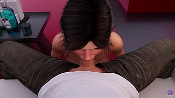 Stepsister and stepbro share a bed in a hotel room 3d hentai animated porn milfy city