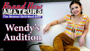 Petite brunette coed wendy gives a bj and a rimjob to a juicy hard cock