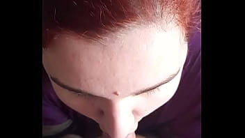 A lot of cum on face and lips