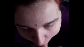 A lot of cum on face and lips