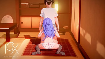 Anime hentai game gaming roxy sexy fucks with lots of sex in various positions blowjob