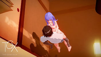 Anime hentai game gaming roxy sexy fucks with lots of sex in various positions blowjob