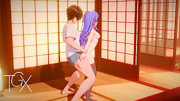 Anime hentai game gaming roxy sexy fucks with lots of sex in various positions blowjob