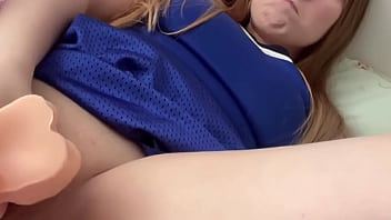 I caress myself with my fingers cum brightly and pulsate my pussy