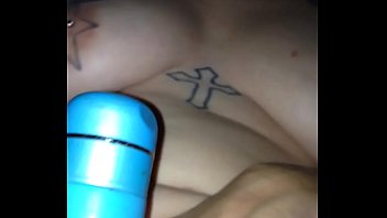 Playing with my pussy with my dildo