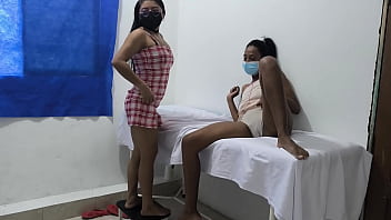 Special Video Horny Mexican Lesbians Touch Each Other's Buttocks And Tits In A Doctor's Office thumbnail