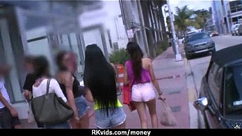 Slutty amateur babe is paid cash from some crazy public sex 6