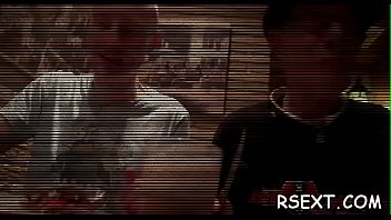 Horny chick gives hot irrumation