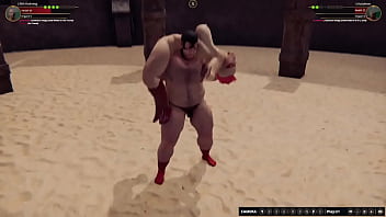 Lillith vs grizzly bear nf3d video game mixed sex combat arena