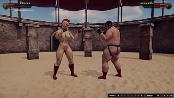 Lillith Vs Grizzly Bear Nf3d Video Game Mixed Sex Combat Arena thumbnail