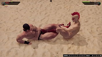 Lillith vs grizzly bear nf3d video game mixed sex combat arena