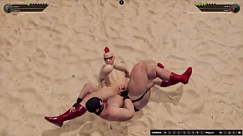 Lillith vs grizzly bear nf3d video game mixed sex combat arena
